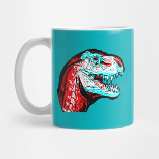 T-Rex Interactive Red&Blue Filter T-Shirt Mug